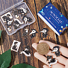 SUNNYCLUE 20Pcs 5 Style Alloy Enamel Pendants ENAM-SC0004-15-3