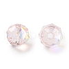 Electroplate Round Glass Beads EGLA-A043-01-AB01-2