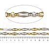 Ion Plating(IP) 304 Stainless Steel Two-Tone Dapped Chains CHS-M006-07PG-3