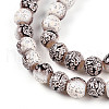 Transparent Baking Painted Glass Beads Strands DGLA-N009-10mm-08-4