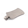 304 Stainless Steel Pendants STAS-K283-20AS-2