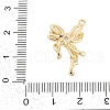 Brass Micro Pave Cubic Zirconia Pendants ZIRC-P122-05D-G01-3