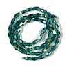 Electroplate Glass Beads Strands GLAA-Q101-03B-AB02-2