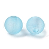 Imitation Jelly Transparent Acrylic Beads FACR-U001-01F-2
