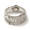 Adjustable Brass Snap Bracelet Making X-BJEW-R037-11-2