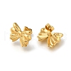 304 Stainless Steel Stud Earrings for Women EJEW-F337-01G-02-2