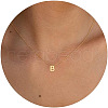 Brass Pendant Initial Necklaces for Women FS-WG1D7F7-15-1