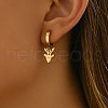 Stainless Steel Deer Hoop Earrings MQ5352-2