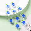 Transparent Enamel Acrylic Beads TACR-S155-002K-6