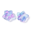 Transparent Spray Paint Glass Beads X1-GLAA-H035-02K-2