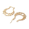 304 Stainless Steel Hoop Earrings EJEW-P271-08G-2