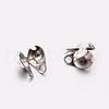 Tarnish Resistant 201 Stainless Steel Bead Tips STAS-E077-17-1