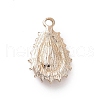 Alloy Rhinestone Pendants ALRI-C008-55LG-01-2