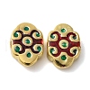 Rack Plating Brass Beads KK-P276-27G-01-2