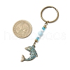 Alloy Conch Pendant Keychains KEYC-JKC01225-08-3