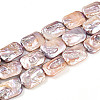 Baroque Natural Keshi Pearl Beads Strands PEAR-S020-D09-2A-2