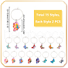 316 Surgical Stainless Steel Wine Glass Charms AJEW-AB00168-3