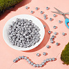 HOBBIESAY 200Pcs Opaque Acrylic Beads SACR-HY0001-08-5