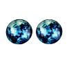 Fluorescent Glass Cabochons GGLA-T004-12C-1