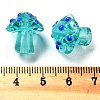 Handmade Lampwork Bumpy Beads Strands LAMP-A004-06A-4