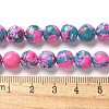 Dyed Synthetic Imperial Jasper Beads Strands G-C168-02A-5