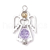 Alloy Glass Pendants PALLOY-JF03850-01-3