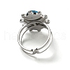 304 Stainless Steel Open Cuff Rings STAS-Z060-04P-4