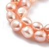 Natural Cultured Freshwater Pearl Beads Strands PEAR-P062-28G-4