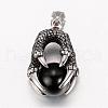 316 Surgical Stainless Steel Pendants STAS-P039-013AS-1