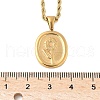 304 Stainless Steel Pendant Necklaces NJEW-H069-01B-G-4
