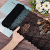 Flower Pattern Polyester Mesh Tulle Fabric DIY-WH0308-323A-3