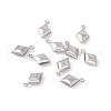 Non-Tarnish 304 Stainless Steel Pendants STAS-C057-03P-3