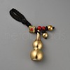 Feng Shui Gourd Brass Pendant Decorations HJEW-WH20002-01B-1