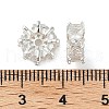 Brass Micro Pave Cubic Zirconia Spacer Beads KK-U045-16S-3
