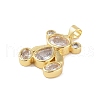 Brass Pendants KK-E111-40G-01-2