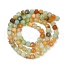 Natural Myanmar Jade/Burmese Jade Beads Strands G-RM2025-C37-C-3