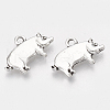 Tibetan Style Alloy Pendants X-TIBEP-T052-12AS-RS-1