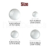 400Pcs Transparent Glass Cabochons GGLA-YW0001-15-2