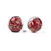 Handmade Gold Sand Lampwork Beads LAMP-T016-10E-3