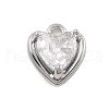 Brass Micro Pave Cubic Zirconia Pendants KK-D283-25P-1