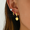 3 Pairs Stylish Heart Stainless Steel Earring Sets SR9770-3