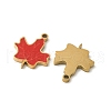 304 Stainless Steel Enamel Pendants STAS-V015-33G-2