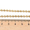 3MM 304 Stainless Steel Ball Chain Necklaces NJEW-D322-02G-6