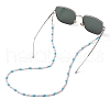 Synthetic Turquoise & Glass Seed & Plastic Beaded Adult Eyeglasses Chains AJEW-EH00397-3