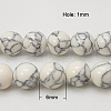 Synthetic Turquoise Beads Strands TURQ-H038-6mm-XXS03-2