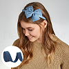 Synthetic Cotton Denim Ribbons for Bow Making SRIB-WH0011-270E-5