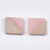 Resin & Wood Cabochons X-RESI-S358-90E-2