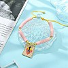 MIYUKI Glass Seed Rectangle Charm Bracelet BJEW-MZ00037-01-4