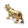 Brass Rhinoceros Figurines DJEW-C017-01AB-2