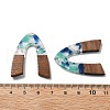 Resin and Walnut Pendants FIND-R051-11C-3